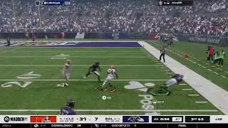 Browns vs Ravens madden 26
