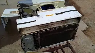 Aire acondicionado suena mucho. Rodamientos dañados. Antes y despues