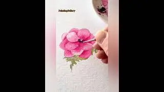 Beautiful floral watercolor painting🌸🕊🌸#floral #flowerillustration #watercolor#painting#artist