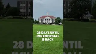 The quad is calling. 28 days until JMU Football is back #godukes