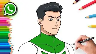 How to draw WhatsApp Invincible Variant step by step | easy tutorial 