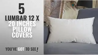 Top 10 Lumbar 12 X 20 Inches Pillow Covers [2018 ]: Home Brilliant Velvet Decorative Throw Pillow