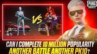 CAN I Do PK10 On This Account🥶Road To 10 Million Red Popularity 🤤 Solo Popularity Battle Pubg