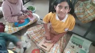 Salad making done by grade 4th... enhance their cooking skill...