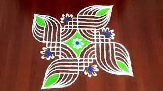 Traditional padi kolam designs # rangoli # muggulu # kolam # easy rangoli...