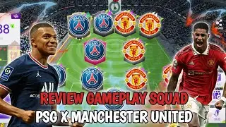 TEST GAMEPLAY SQUAD PARIS SAINT-GERMAIN X MANCHESTER UNITED - TOTAL FOOTBALL 2023😱🔥
