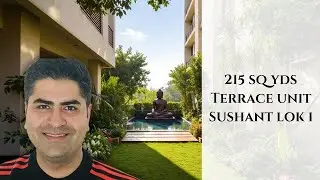 Sushant Lok 1's Most Peaceful Terrace Unit – 215 Sq Yds Luxury Living at an Unbelievable Price #dlf