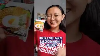 Bikin lagu pake barcode Indomie goreng #indomie #naomiolivia #indomusik