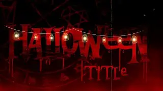 Horror Title in Filmora 12 | Halloween Title in Filmora | Blood Dripping Title Filmora #filmora12