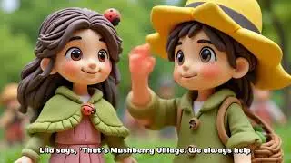 Mushberry Village: A Tiny Adventure #MushroomVillage #Kindness #Community