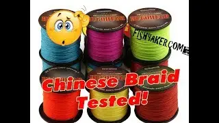 Hugohugh Chinese Braid Fishing Line Test: Episode 630