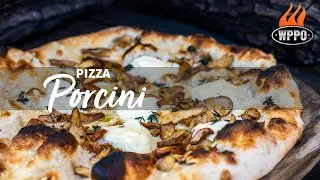 Porcini Pizza | Gourmet Wood Fired Pizza baked on the Karma 55 from WPPO