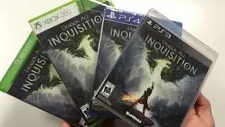 Dragon Age Inquisition Unboxing!! (PS3 / PS4 / Xbox360 / XboxOne)