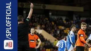 Stuart Armstrong Sent Off For Diving, St Johnstone 1-1 Dundee United, 01/04/2013