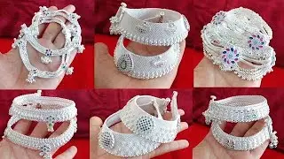 New silver anklets design with wight & price latest latest bracelet Payal with design