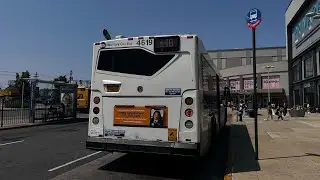 MTA NYCT: 2009 Orion VII Next Generation Hybrid #4619 on the B46