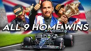 The Story of Lewis Hamilton's 9 Memorable British GP Wins.