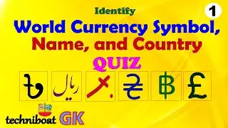 World Currency Symbol, Name and Countries | Identify Currency Symbol Quiz | GK for All Exams|  P-1