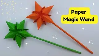 How To Make Easy Paper Magic Wand For Kids / Nursery Craft Ideas / Paper Craft Easy / KIDS crafts