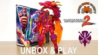 Transformers Legacy Evolution Transmetal II Megatron Unboxing & Play