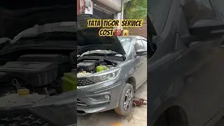 TATA TIGOR SERVICE COST 💯🙀  #mechanic #automobile #tatatigorcng