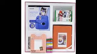 Fujifilm Instax Mini 9 Instant Camera (Ice Blue) Gift Box  #shorts