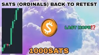 1000SATS COIN BACK TO RETEST IN SEPTEMBER 2025‼️ LAST HOPE FOR SATS (ORDINALS)‼️ WILL IT PUMP MORE⁉️
