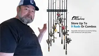 Plusinno Easy Installing Rod Rack, Perfect for Pole Storing(feat.@FishyAngler)
