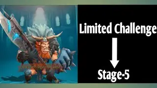 Lord's Mobile || Limited Challenge Barbarian Stage-5 || Barbaric Journey : Stage-5@MOTUNICK GAMING