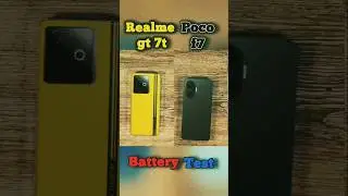 Realme GT 7T 🔋 vs POCO F7 ⚡️ Battery Drain War! 💥 King Kaun Nikla? #shorts #realmegt7t #pocof7