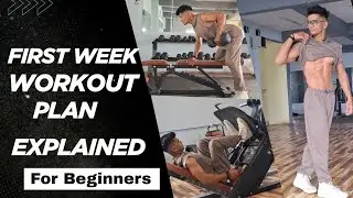 🔥First Week Full Workout Plan For Beginners || Mera Real Beginner Experience! || Must Watch!