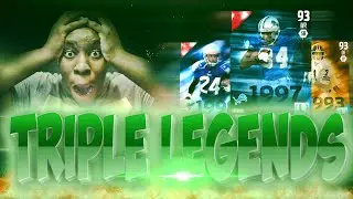 WHAT?!! TRIPLE LEGEND DRAFT! 3 LEGENDS IN 1 DRAFT CHAMPIONS! Madden 16 Draft Champions