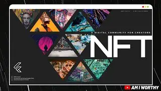 Responsive landing Page for NFT sites | Flutter Web