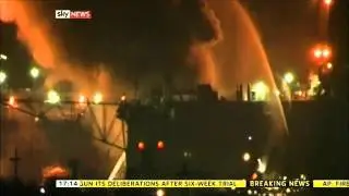 Russian nuclear submarine catches fire at dockyard
