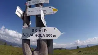 Lanovka Donovaly - Nová hoľa. Slovensko Zhora