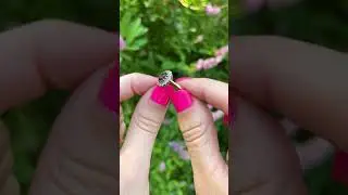 Vintage 1960s Garnet & Diamond 18ct Gold Cluster Ring
