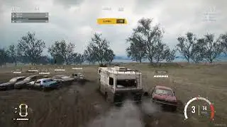Motorhome mashes on Moorfeld Race in Wreckfest 2