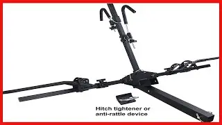 2 Bike Hitch Mounted Carrier For Secure And Scratch Free Transport
