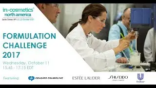 The start of this year's Formulation Challenge | in-cosmetics North America