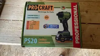 Аккумуляторный винтоверт ProCraft PS20 Energy, 1 АКБ, LiIon, 20В, 180Nm.