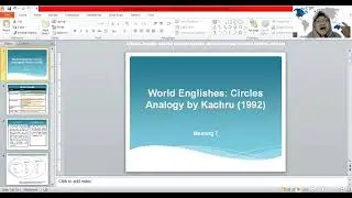 World English Circle & Features of Languages in Pronunciation
