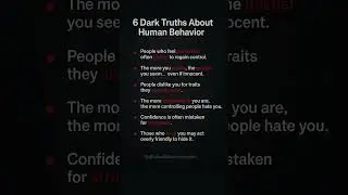 Dark Psychology Facts That Expose People&rsquo;s True Nature