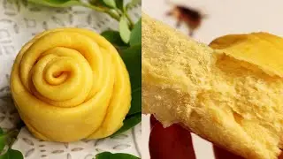 Super Soft and Fluffy Rose Pumpkin Bread