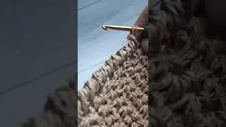 Crochet edge sc back #crochet #tutorial #pattern