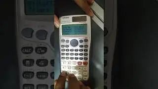 Multiplication of Matrix by Casio 991 ES Plus calculator