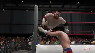 Sami Zayn vs. Ricochet vs. TJP - Triple Threat Match: SWS x WWE Invasion WWE2K18