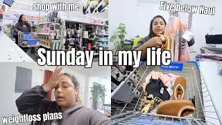 A Sunday in my life : Five Below shopping + Haul | Getting Weightloss & Anxiety Pills ..ETC