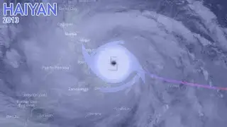 Individual Storm Tracks: Typhoon Haiyan (#yolandaph) (2013)
