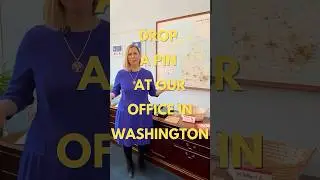 We have a tradition in my Washington, D.C. office. When you stop by, drop a pin. 📍