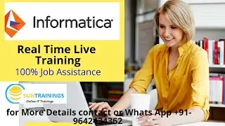 #Informatica Demo | Informatica Training for Beginners | SUN Trainings | +91-9642434362